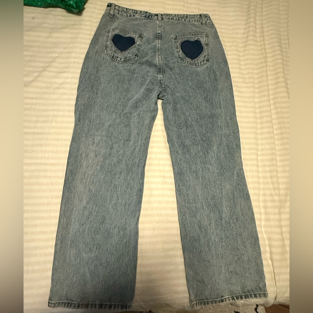 CIDER Heart on Pocket Jeans (XL)